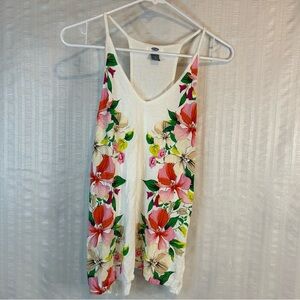 Floral Print Sleeveless Top